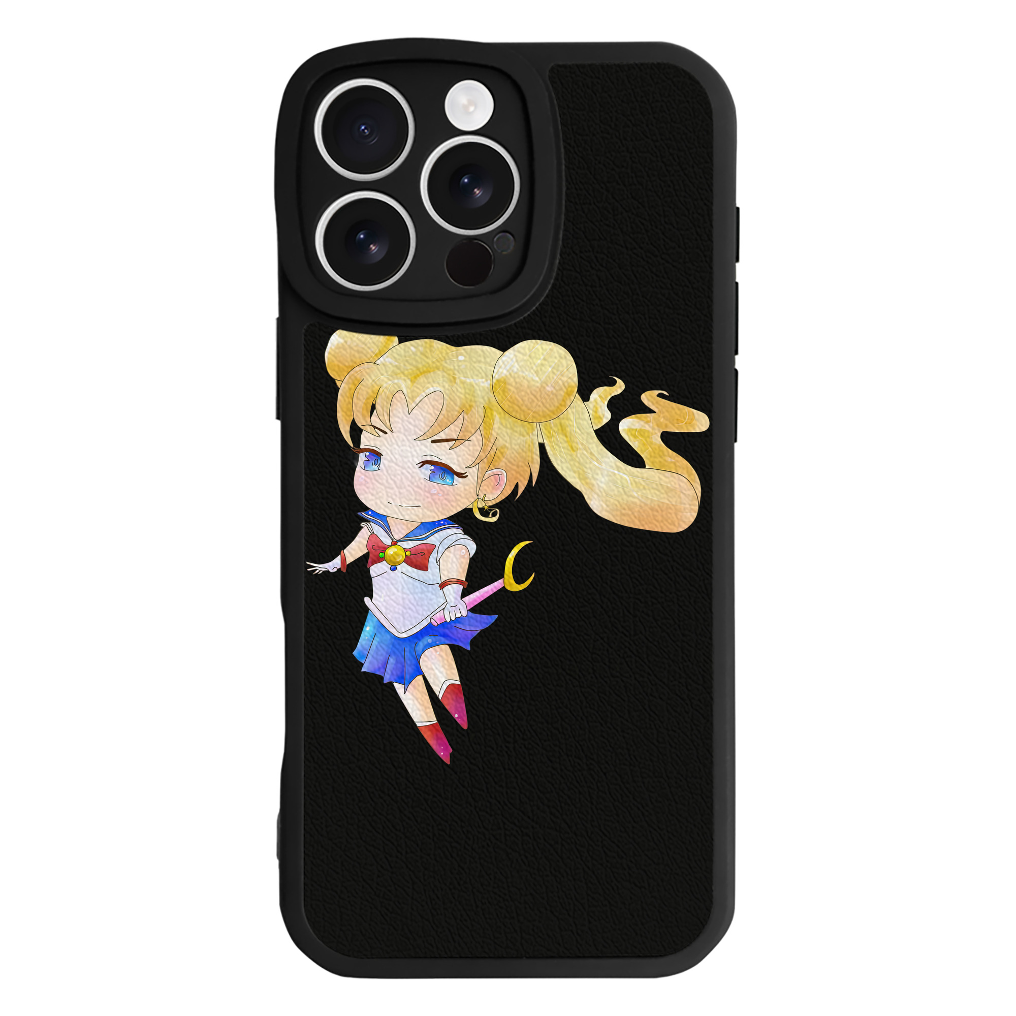 （画像用） 美少女戦士セーラームーン 愛野 美奈子 あいの みなこ Sailor Moon Aino Minako 【iPhone 16シリーズ対応】シリコンスマホケース（レザー調） 材質：シリコン